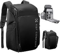 RRP £99 K&F Concept Camera Backpack 25L Camera bags for photographers Large Capacity Camera Case