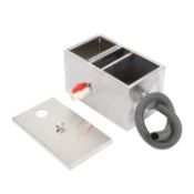 RRP £49.99 aleawol (Installation Video) Stainless Steel Grease Trap Interceptor 14 Ltr Grease Trap