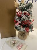 RRP £19.99 Mini Christmas Trees 50cm Small Xmas Artificial Decorations Tabletop Tree
