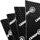 RRP £60 Set of 2 x CANOPUS Professional Car Sound Deadening Self Adhesive Mat, 80 mil (2 mm) 10 sqft