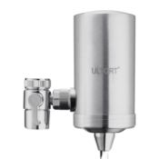 RRP £33.99 Stainless-Steel Faucet Water Filter Faucet Mount Water Filtration System with Washable