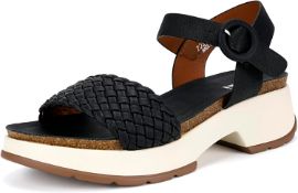 IntiniPlatform Sandals for Womens Ladies Wedge Sandals Open Toe Summer Dressy Chunky Sandals Anti-Sl