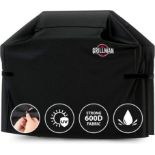 RRP £27.99 Grillman Premium BBQ Cover, Gas Barbecue Cover Waterproof, Heavy Duty, Windproof, Rip-
