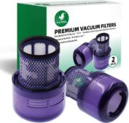 RRP £60 Set of 4 x Fre.Filtor 2-PACK Replacement Filters Compatible with Dyson V11 V15 Vacuum,