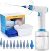 RRP £39.99 Electric Ear Wax Removal Kit Ear Irrigation Cleaner Tool, Earwax Remover For