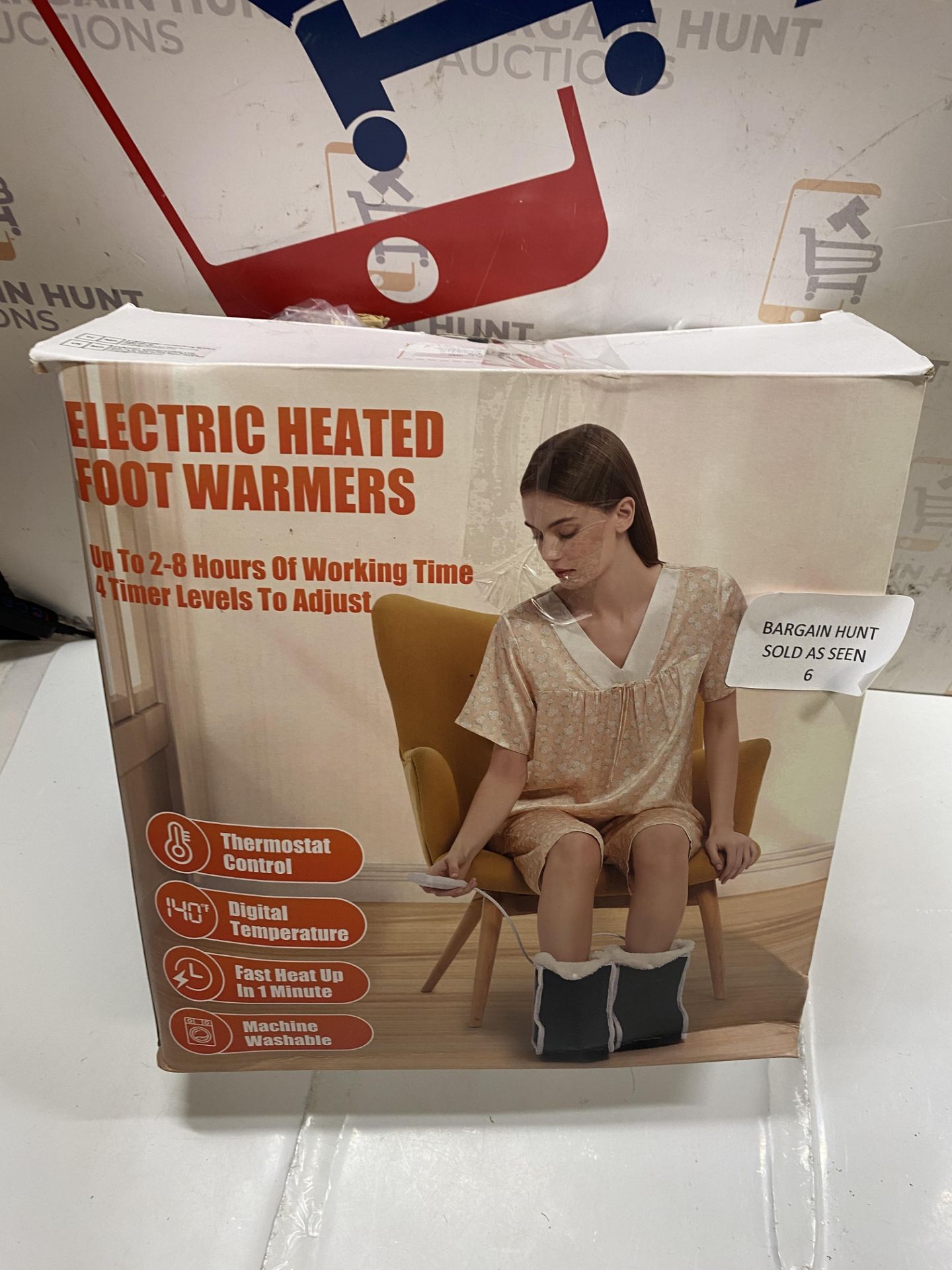 RRP £44.99 Electric Foot Warmer for Women Men, FERNIDA Heated Feet Warmers for Cold Feet, Fast - Image 2 of 2