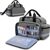 RRP £34.99 Trunab Medical Bag Empty, Nurse Supply Bag with Shoulder Strap for Home Visit, Health