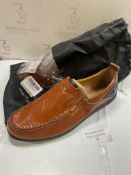 RRP £36.99 Men's Leather Loafers Shoes Slip On Oxfords Penny Loafers Formal Business Dress Shoes