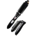 RRP £25.99 Mini Collaspe Hair Curler, Tangle-Free Curling Iron Brush and Volumizer, Dual Voltage