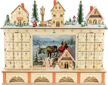 RRP £94.99 Clever Creations Traditional LED Wooden Advent Calendar Decoration | Festive Christmas
