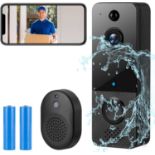 RRP £36.99 Carseatty Video Doorbell Wireless,1080P HD Doorbell Camera Wireless,Smart Doorbell with