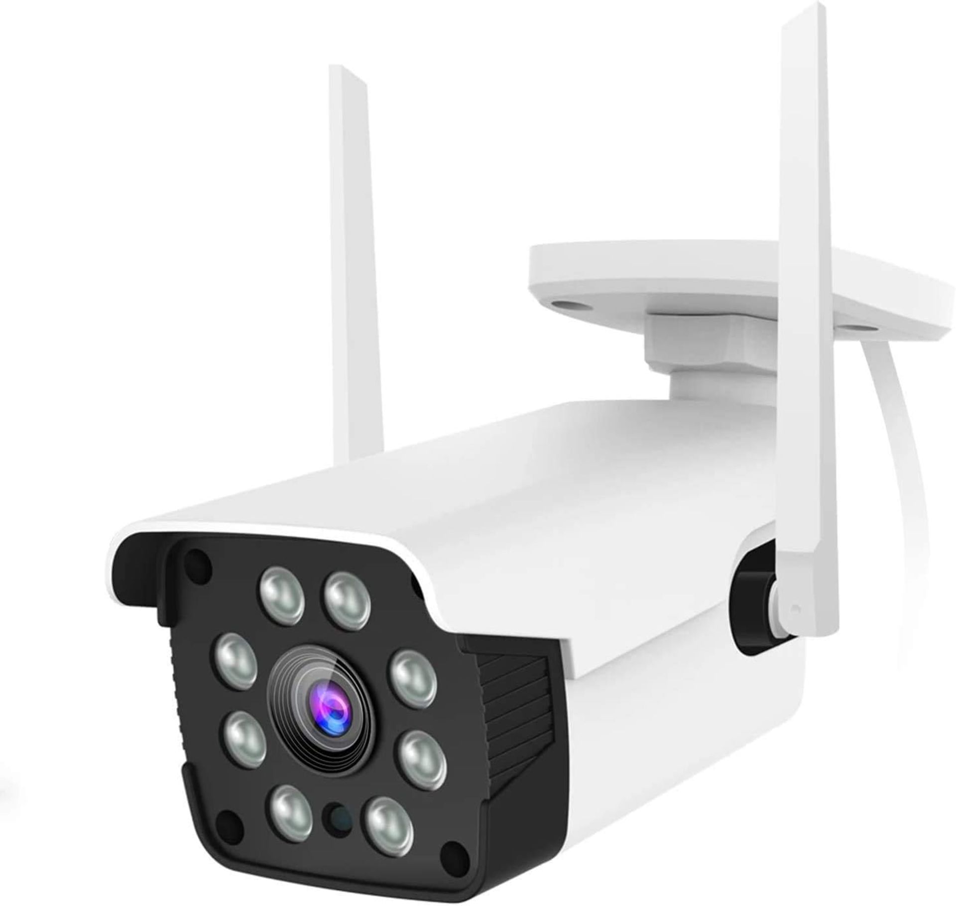 RRP £29.99 Netvue Security Camera Outdoor, WiFi Home Camera with 2-Way Audio, Compatible with Alexa,