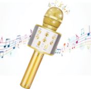 Set of 2 x Karaoke Wireless Microphone for Kids Popular Singing Wireless Bluetooth Microphone with
