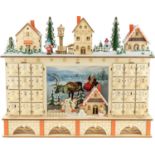 RRP £94.99 Clever Creations Traditional LED Wooden Advent Calendar Decoration | Festive Christmas