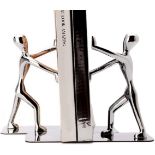 RRP £21.99 Tebery Book Ends Heavy Duty Black Metal Bookends Book Holder for Shelves Art Bookend,1