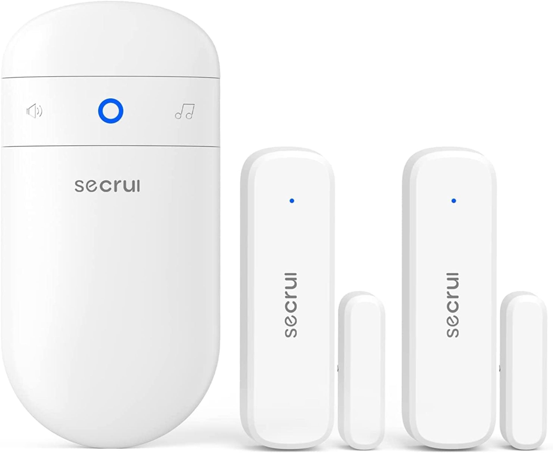 Approximate RRP £200, Box of SECRUI Wireless Doorbell and SECRUI Wireless Sensor Alarms, 10 Pieces