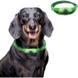 RRP £40 Set of 5 x Karl Penn - Ultra Bright USB Rechargeable LED Dog Collar - High visibility for