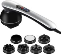 RRP £29.99 Electric Handheld Massager Deep Tissue - Portable Muscle Body Hand Massage Machine