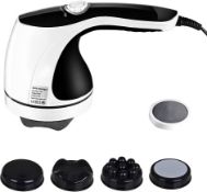 RRP £27.99 Electric Handheld Massager Deep Tissue - Portable Muscle Body Hand Massage Machine