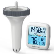 Newentor 2023 Accurate Pool Thermometer Wireless, Digital Thermometer