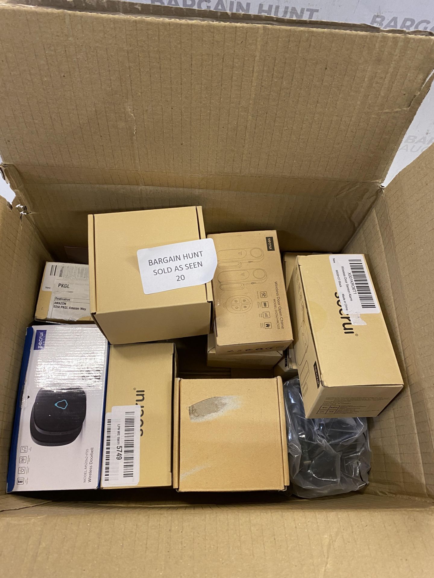 Approximate RRP £200, Box of SECRUI Wireless Doorbell and SECRUI Wireless Sensor Alarms, 10 Pieces - Image 4 of 4