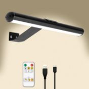 RRP £24.99 WANAONE Wireless Picture Light with Remote, Rechargeable Painting, Display Art Light
