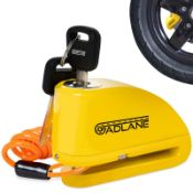 GADLANE Motorbike Alarm Disc Lock High Security Waterproof