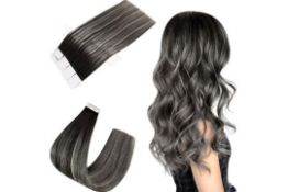 Approximate RRP £400 Collection of 9 x Easyouth Extensions Human Hair 100% Remy Human Hair