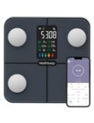 RRP £39.99 Healthkeep Scale for Body Weight,Body Fat Scale with Heart Rates,15Body Datas,Smart