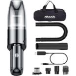 RRP £33.99 absob Handheld Vacuum Cleaner Cordless, Mini Portable Car Hoover, Powerful Suction Hand