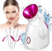 RRP £60 Set of 3 x Facial Steamer, 3-in-1 Portable Warm Mist Face Steamer, Newest 10X Penetration