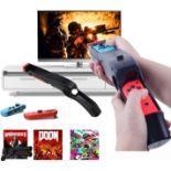 RRP £120 Set of 8 x N-Switch Joy-Con Comfort Grips Controller Holder, Switch Game Accessories