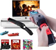 RRP £120 Set of 8 x N-Switch Joy-Con Comfort Grips Controller Holder, Switch Game Accessories