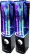 RRP £26.99 iBoutique ColourJets USB Dancing Fountain Speakers for PC/Mac/MP3 Players/Mobile Phones/