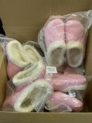 RRP £75 Set of 5 x AMOJI Winter Lined Clogs Fur Garden Shoes Fleece Lining s Ferry Indoor Slippers
