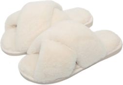 RRP £65, Collection of Kids and Adult Slippers, 5 Pieces