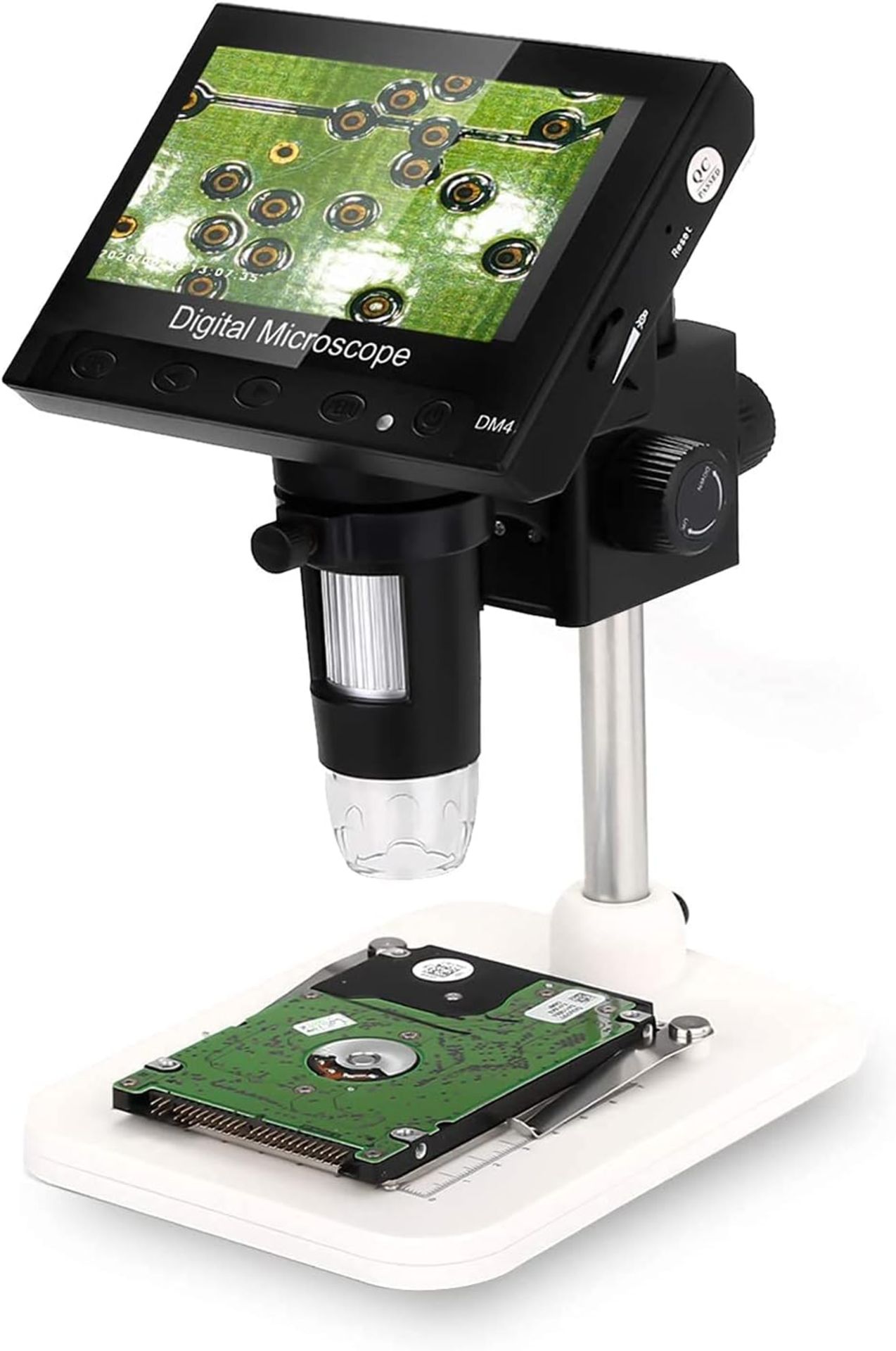 RRP £60.99 Digital Microscope, WADEO 1000X 4.3" LCD Display Electronic Video Magnifier USB