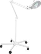 RRP £64.99 Sanqiao 5X Magnifying Vertical Lamp Floor Stand LED Lamp Stand Magnifier Lamp