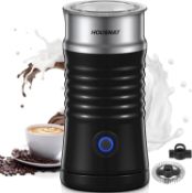 RRP £29.99 HOUSNAT Milk Frother Electric & Milk Heater, 8.4oz Automatic Milk Warmer and Frother