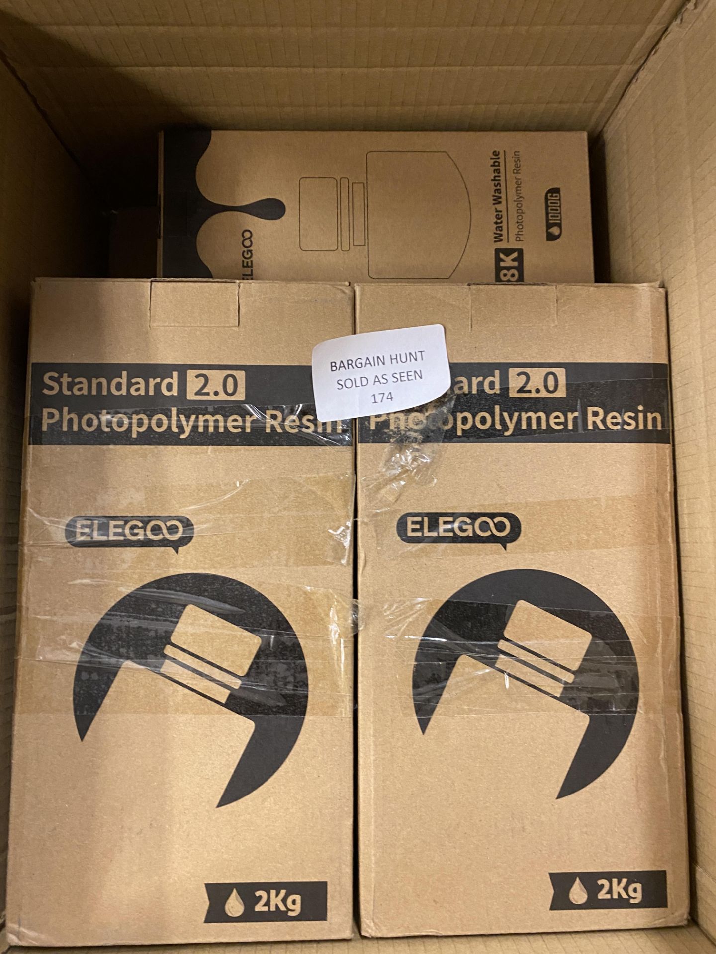 RRP £80, Lot of 3 ELEGOO Upgraded 2.0 3D Printer Resin, 2 x 2kgs and 1 x 1kg - Image 2 of 2