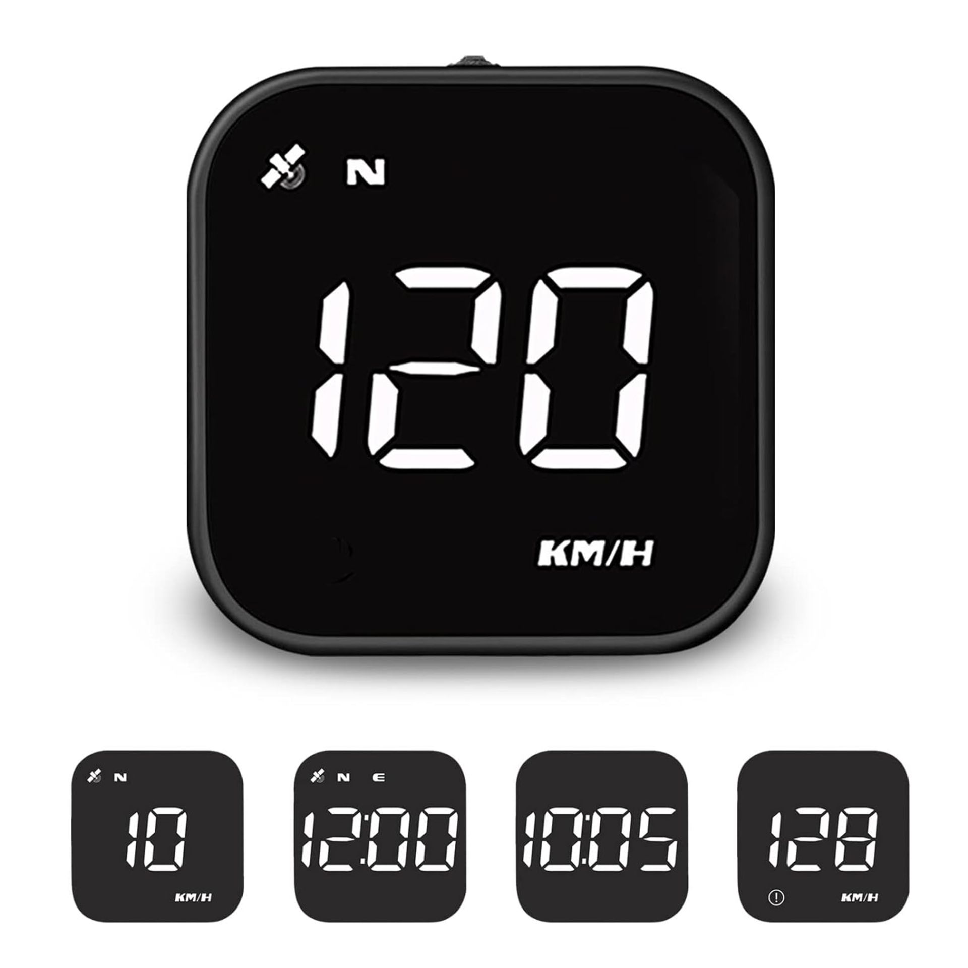 RRP £23.99 iKiKin Upgrade HUD Cars Heads Up Display OBD2 Mode, Slope Meter and GPS 3 in 1 Smart