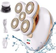 RRP £27.99 Electric Lady Shaver, Women Razor Painless Bikini Razor, Waterproof Shaver with Cleansing