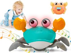 RRP £48 Set of 4 x Growinlove Baby Musical Octopus Toy Crawling Toy, Interactive Dancing Octopus