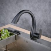 RRP £100 Beelee Kitchen Sink Taps Pull Out - Single Handle Monobloc Kitchen Mixer Tap with 360 °