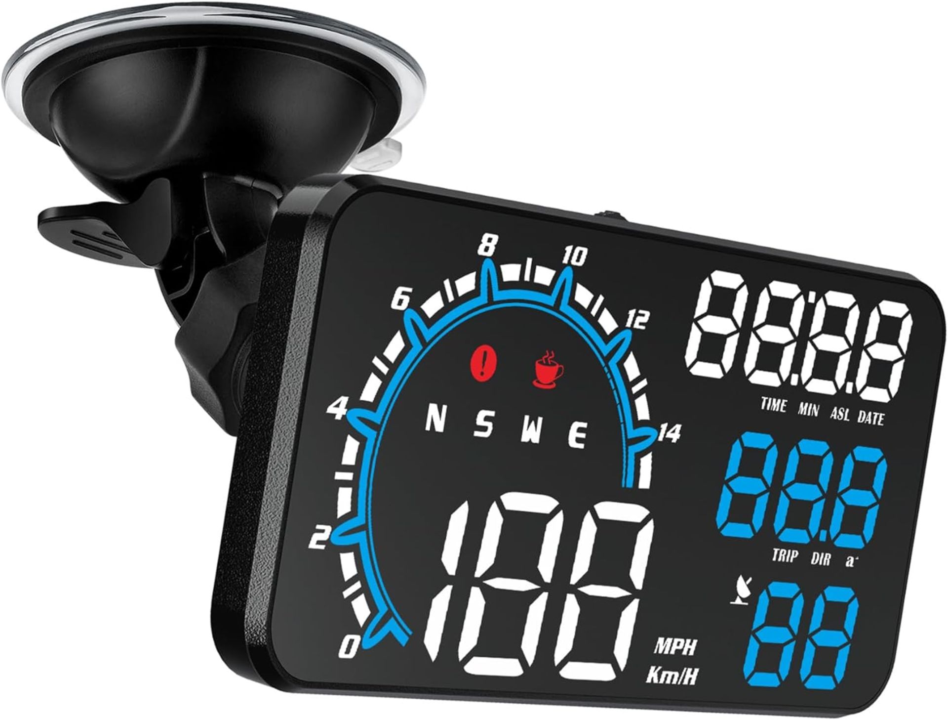 RRP £25.99 Majesun 5.5 inchLarge Screen Car Head up Display, KM/H and MPH, GPS Speedometer, with