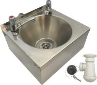 RRP £69.99 Stainless Steel Hand Wash Basin, Sink,