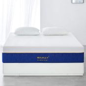 RRP £219 Molblly King Mattress, 20CM Gel Memory Foam Mattress with CertiPUR-US Certified Foam Bed
