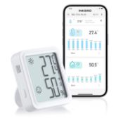 RRP £39.99 INKBIRD WiFi Thermometer Hygrometer Sensor, IBS-TH3 PLUS Room Temperature Humidity