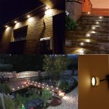 RRP £37.99 INDARUN Warm White Led Decking Lights Waterproof IP67 0.6W Ø31MM - Lighting for Terrace/