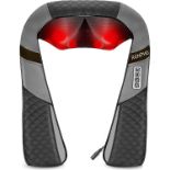 RRP £42.99 RENPHO Neck Massager with Heat, Shiatsu Shoulder Massager Deep Tissue Kneading,